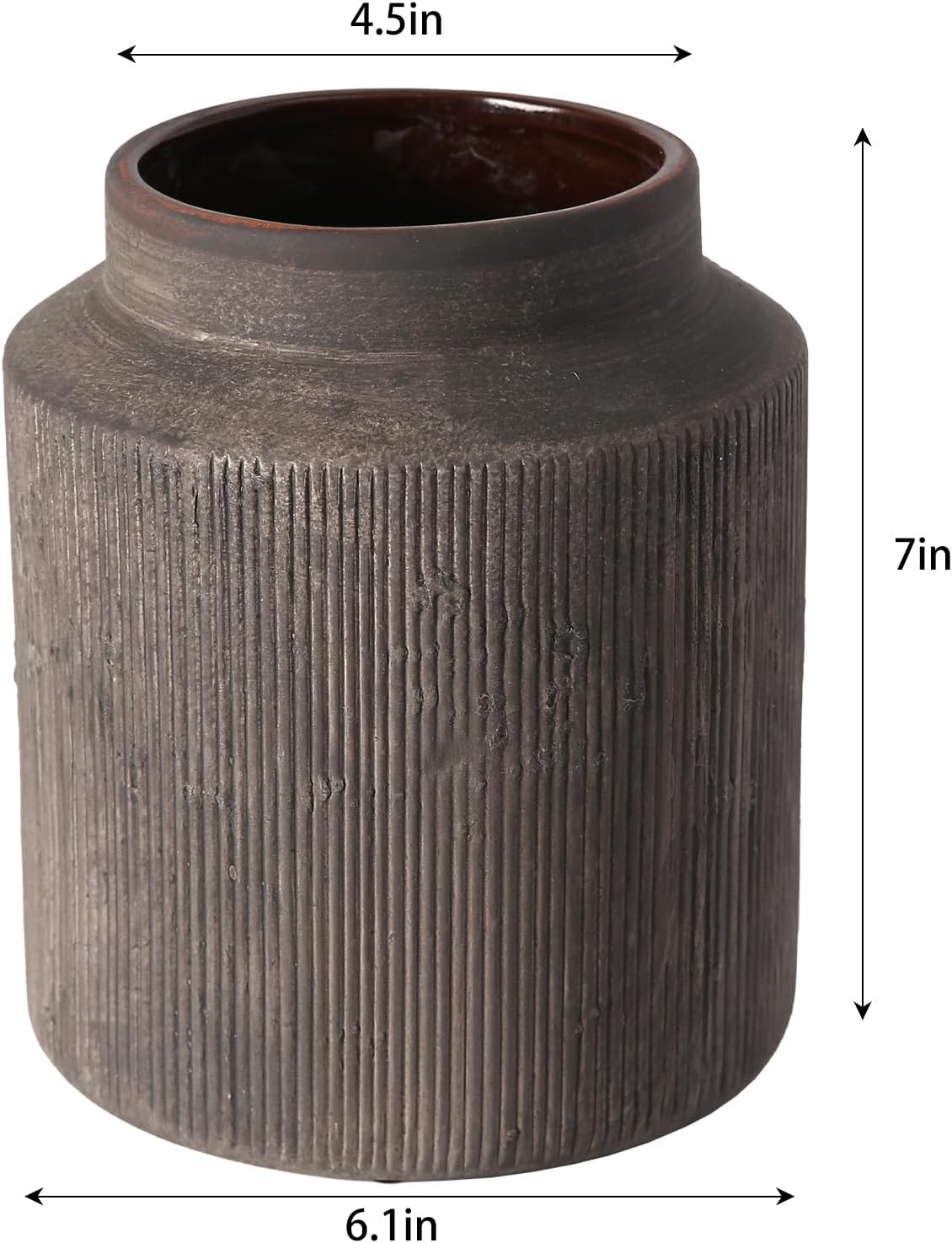 Elias: Rustic Vases for Home Decor.