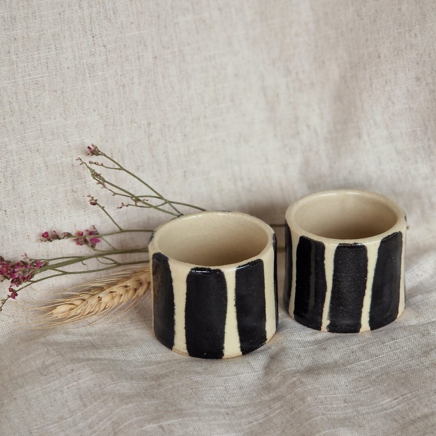 Stripe Espresso Cup
