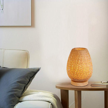 Bambi: Bamboo Weaving Table Lamp 