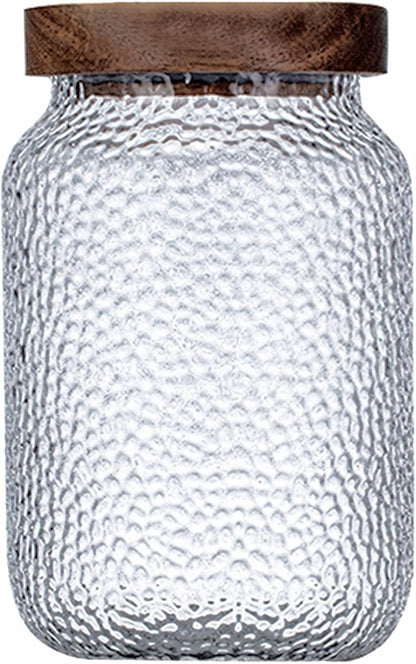 Aura Glass Pantry Jar with Bamboo Lid – 1500 ml