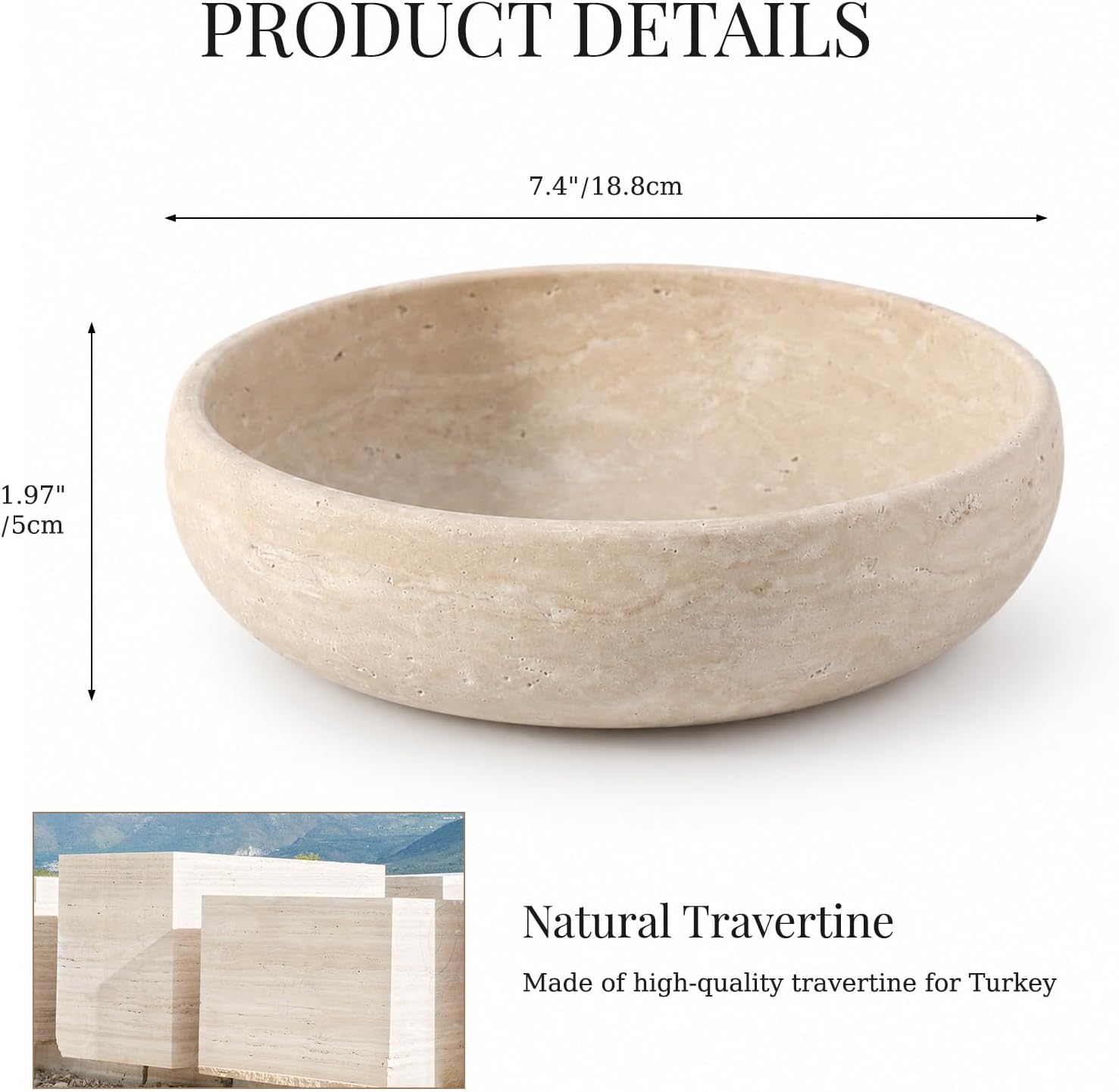 Natural Stone Bowl 