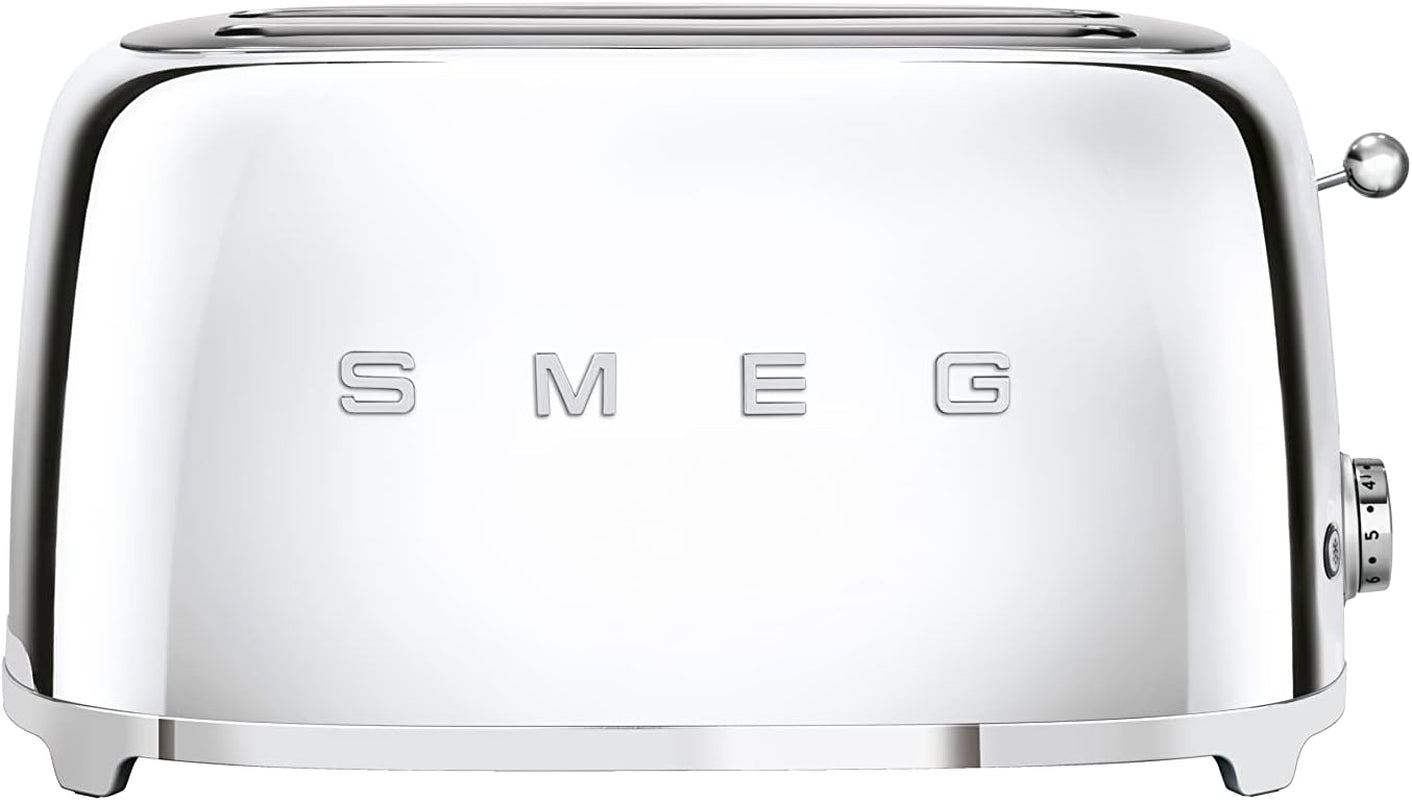 Smeg 4-Slice Toaster-Chrome