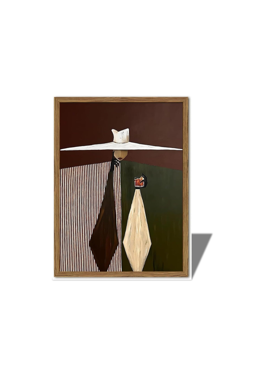 Elise: Vintage Western Woman Wall Art