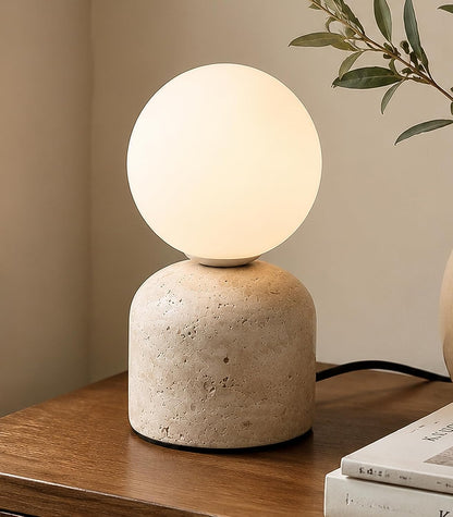 Tina: Travertine Lamp