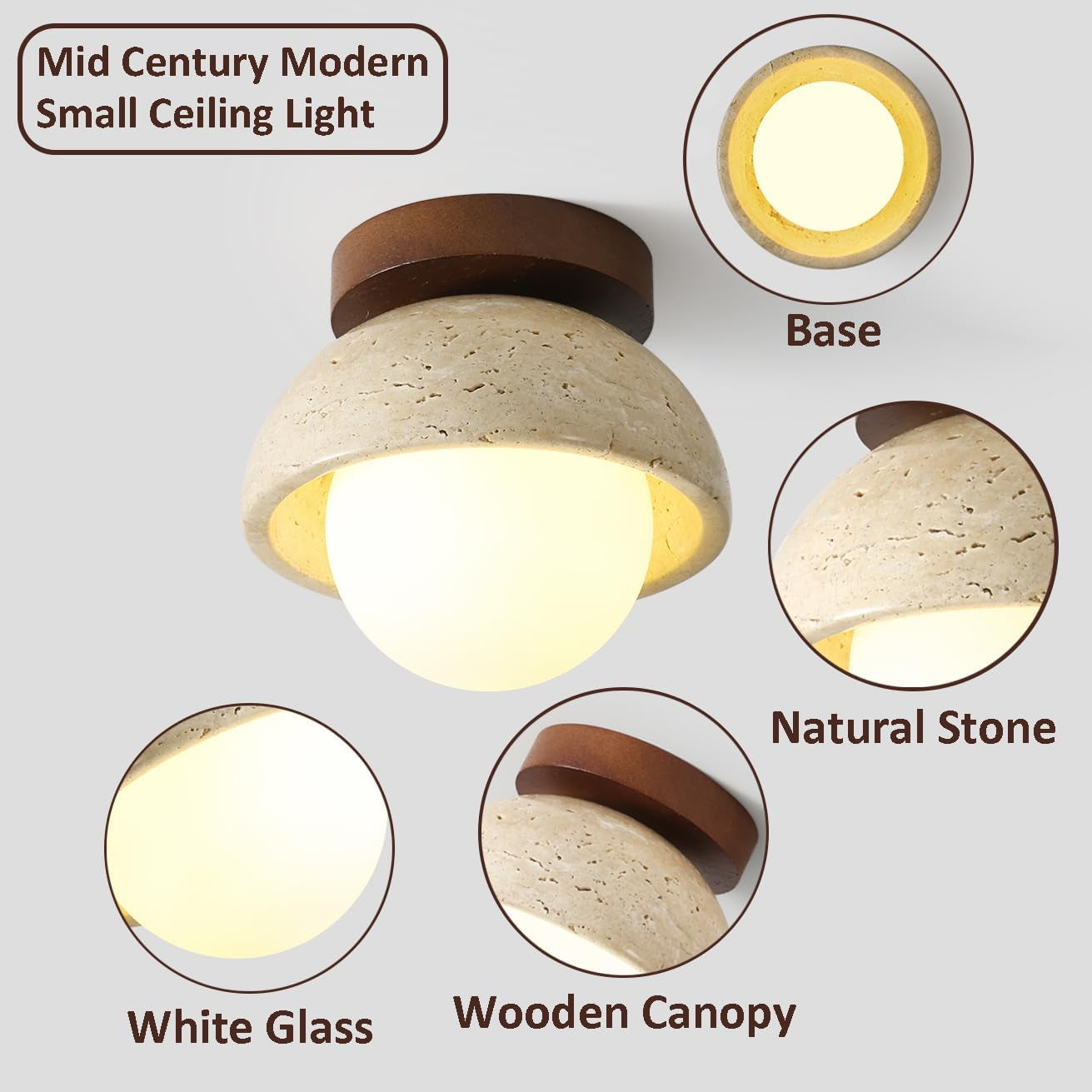 Mid Century Modern Hallway Ceiling Light